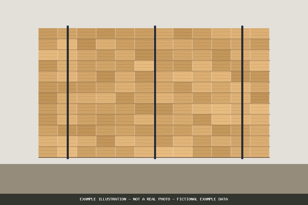 Kiln drying capacity, 120 m³ per month (Example) (1)