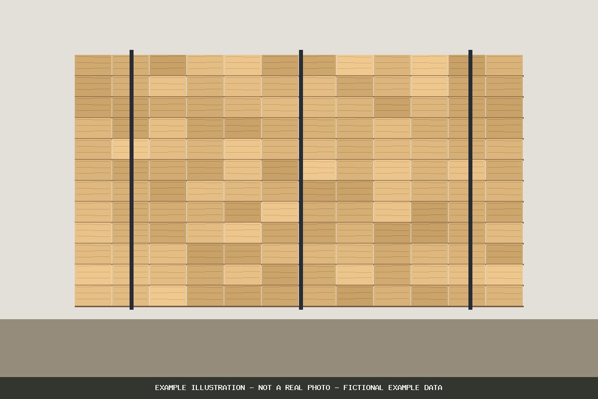 Sorting and grading of spruce timber wanted (Example) (1)